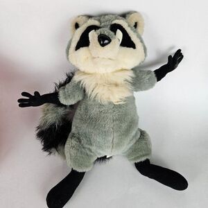 Disney Plush Meeko Raccoon Pocahontas Stuffed Animal Mattel Talking Purr Noise